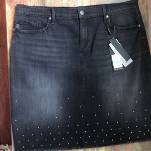 Karl Lagerfeld Black denim skirt
